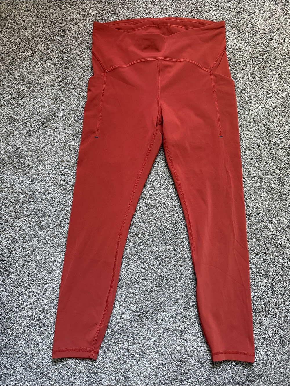Lululemon Power Thru High-Rise Tight 25" *Aztec Brick - size 10